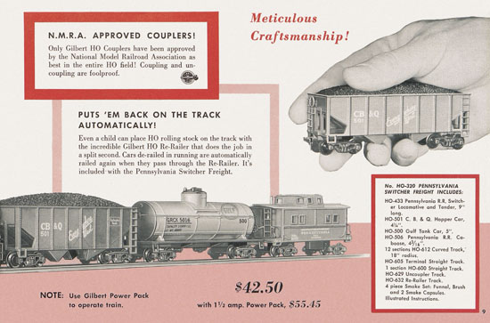 Gilbert H0 Trains 1956