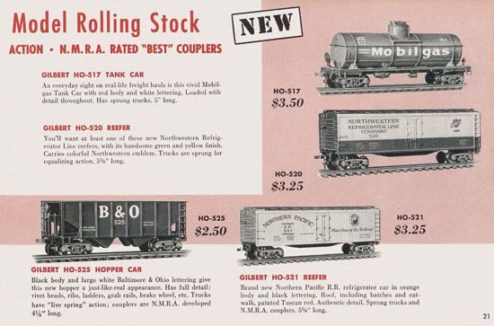 Gilbert H0 Trains 1956