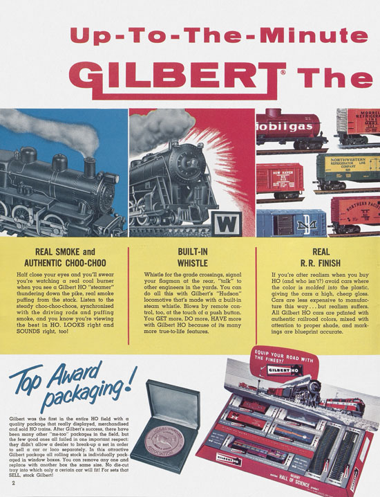 Seite 2 Gilbert H0 Trains 1958