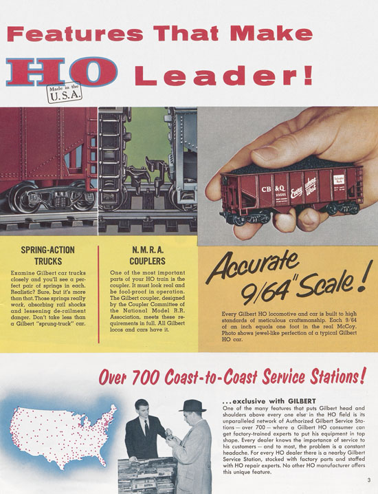 Seite 3 Gilbert H0 Trains 1958