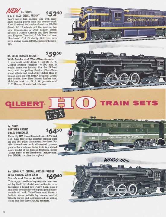 Seite 6 Gilbert H0 Trains 1958