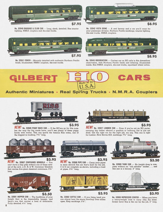 Seite 8 Gilbert H0 Trains 1958