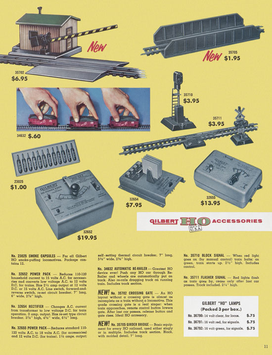 Seite 11 Gilbert H0 Trains 1958