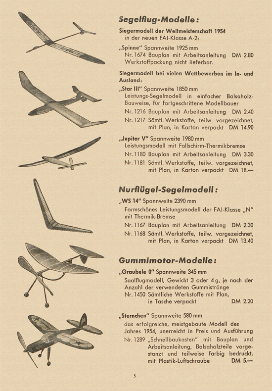 Graubele Katalog 1955