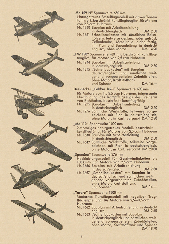 Graubele Katalog 1955