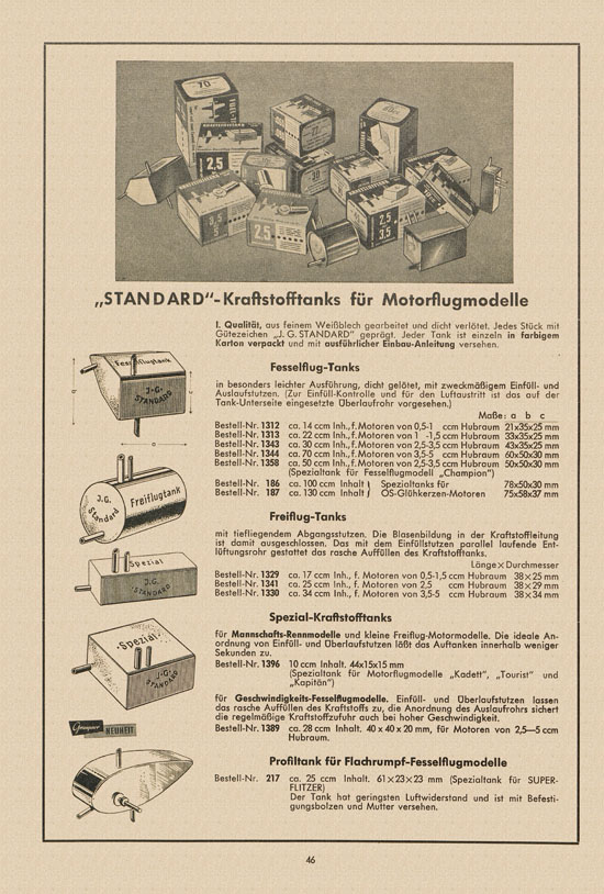 Graupner Katalog 14 FS 1958