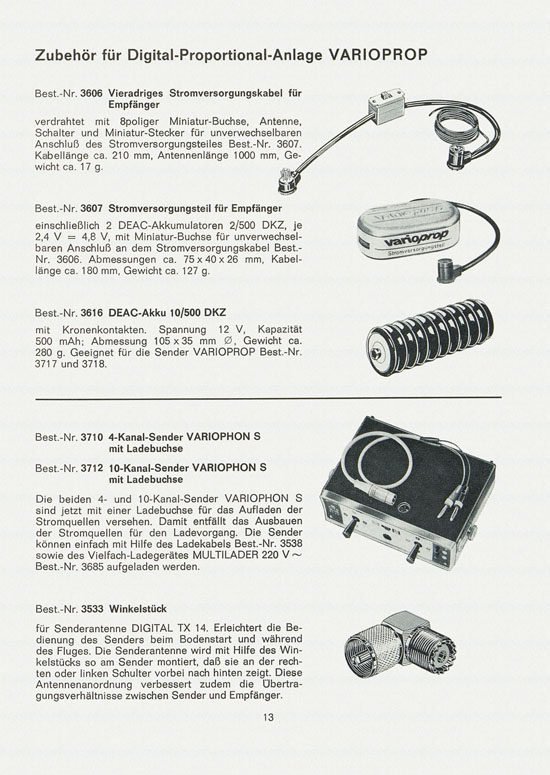 Graupner Neuheiten 1968