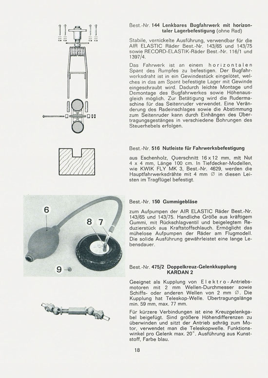 Graupner Neuheiten 1968