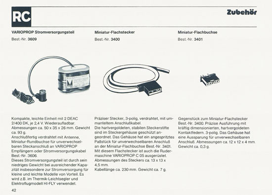 Graupner Neuheiten 1973