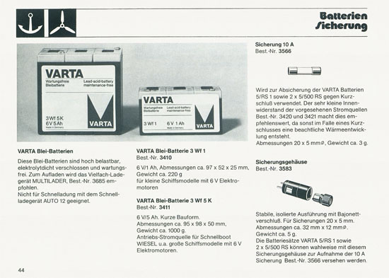 Graupner Neuheiten 1973