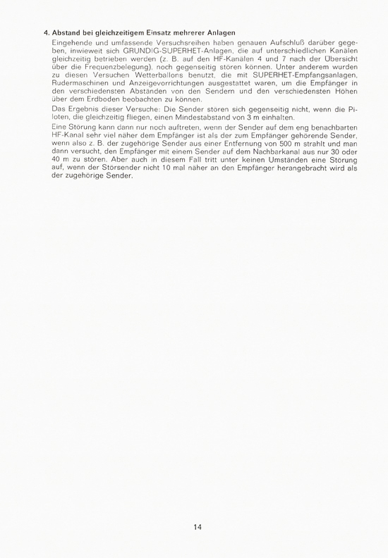 Seite 14 Graupner RC-Handbuch Digitale Fernlenkanlage varioprop 1968