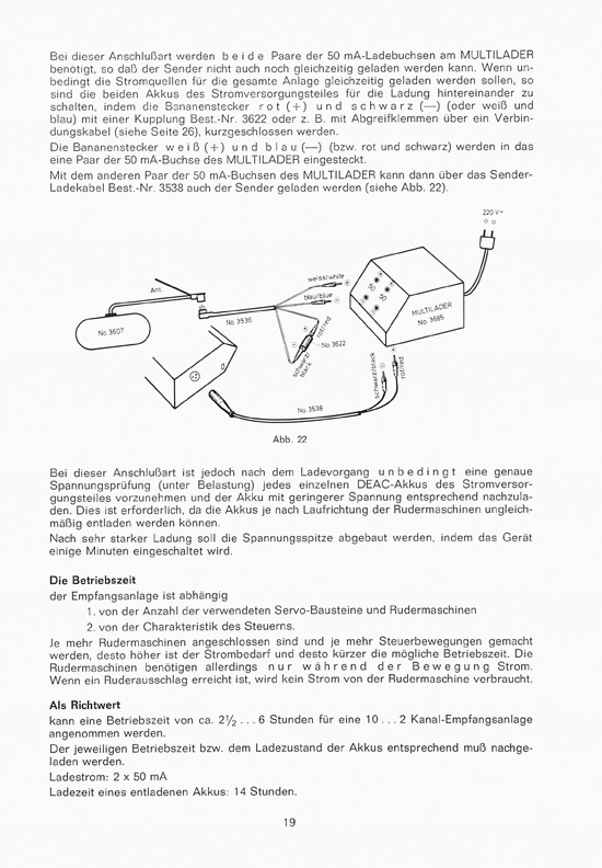 Seite 19 Graupner RC-Handbuch Digitale Fernlenkanlage varioprop 1968
