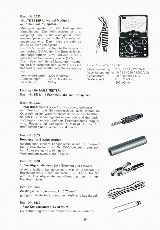 Seite 26 Graupner RC-Handbuch Digitale Fernlenkanlage varioprop 1968