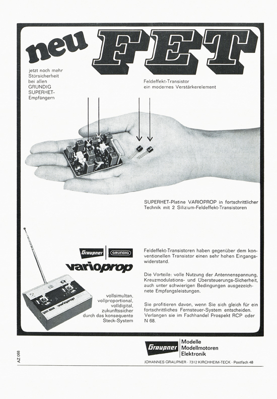 Seite 28 Graupner RC-Handbuch Digitale Fernlenkanlage varioprop 1968