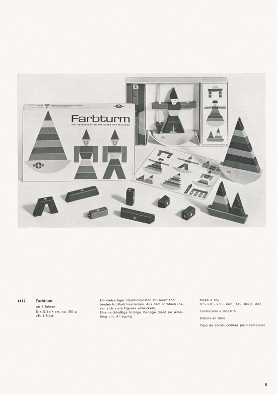 HABA Holzspielwaren Katalog 1965-1966