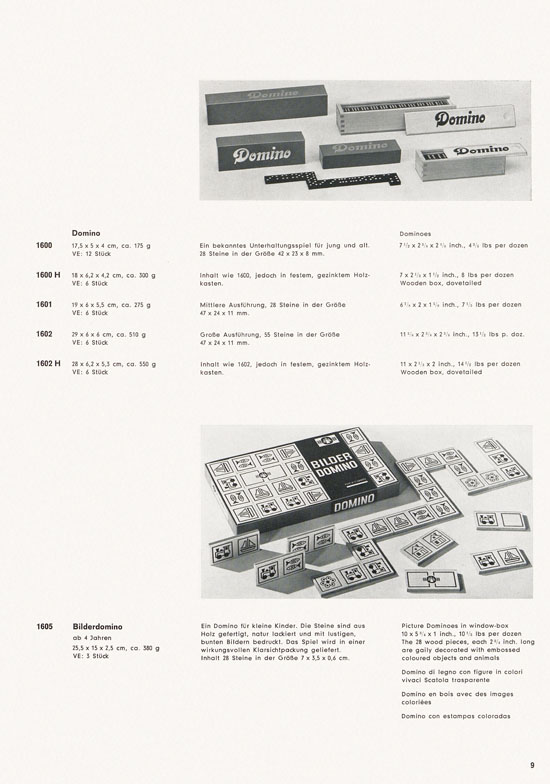 HABA Holzspielwaren Katalog 1965-1966