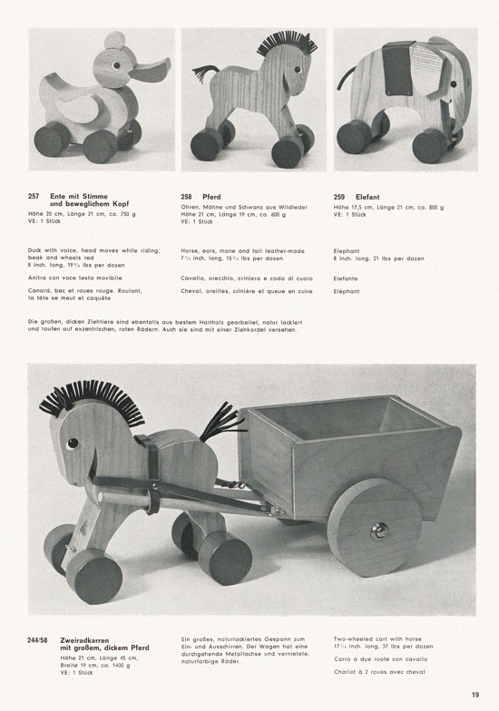 HABA Holzspielwaren Katalog 1965-1966