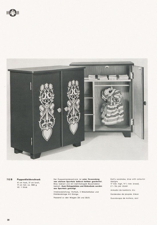 HABA Holzspielwaren Katalog 1965-1966