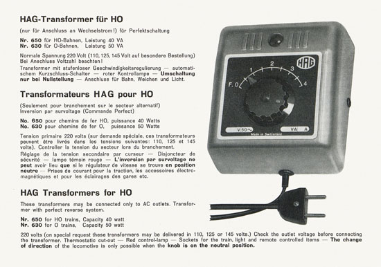 HAG Katalog 1956