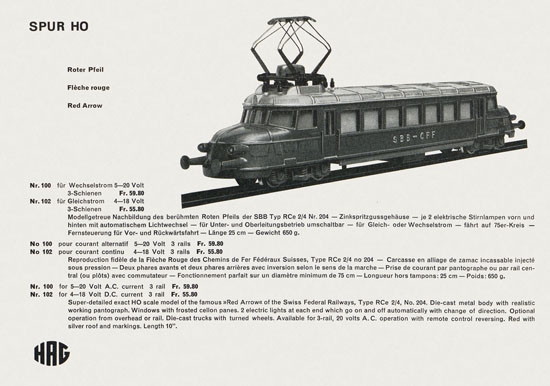 Seite 4 HAG Katalog 1957