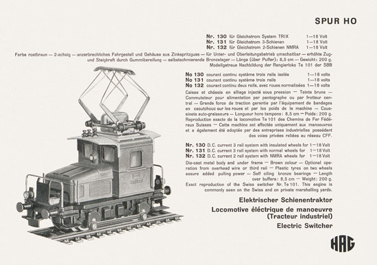 HAG Katalog 1958