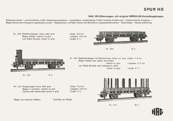 HAG Katalog 1958