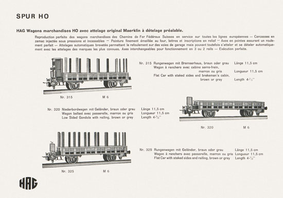 HAG Katalog 1958