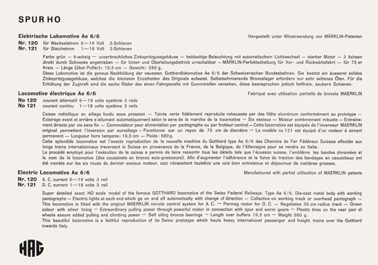Seite 2 HAG Katalog 1959-1960