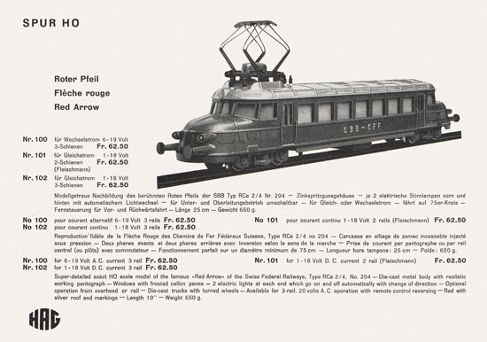 HAG Katalog 1963-1964