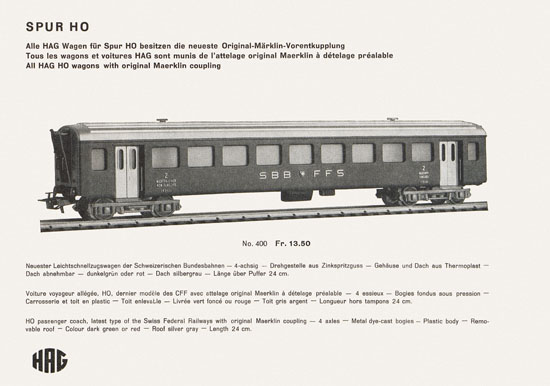 HAG Katalog 1963-1964