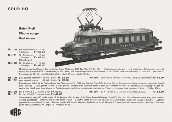 Seite 4 HAG Katalog 1964-1965