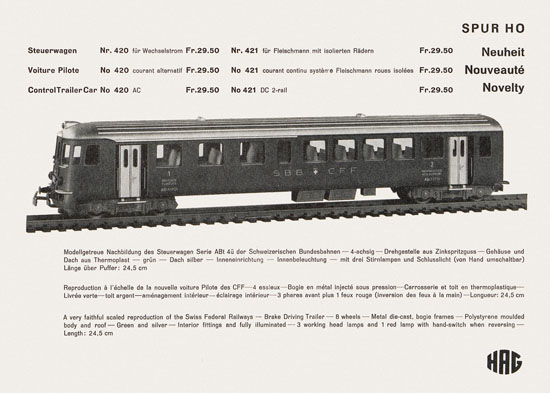 HAG Katalog 1964-1965