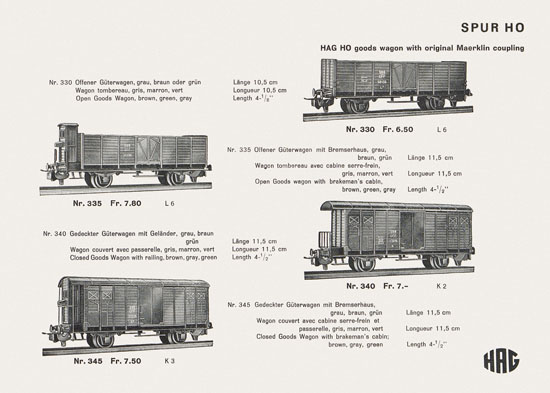 Seite 13 HAG Katalog 1964-1965