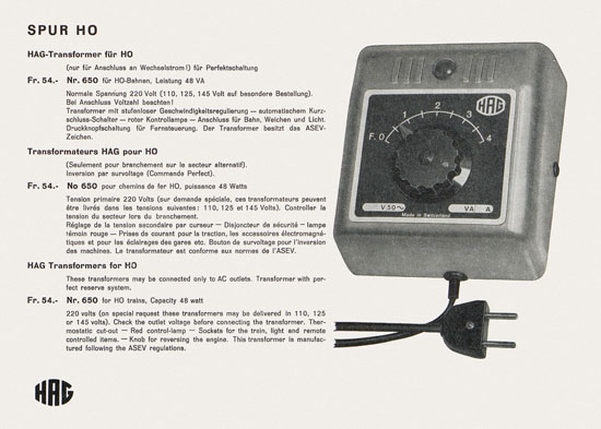 Seite 14 HAG Katalog 1964-1965