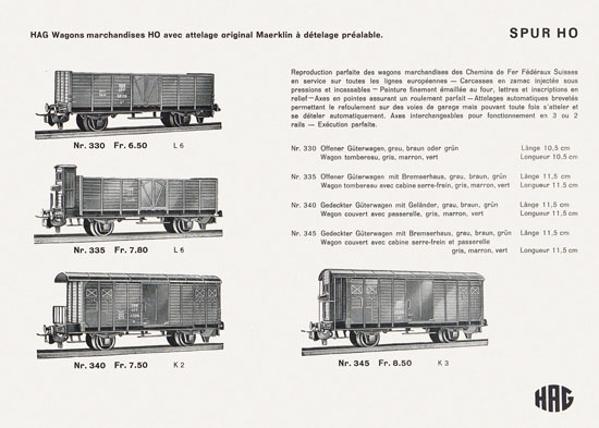 HAG Katalog 1965-1966