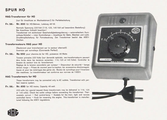 Seite 14 HAG Katalog 1965-1966