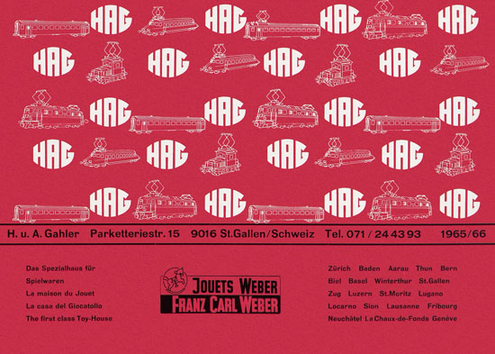 Seite 16 HAG Katalog 1965-1966
