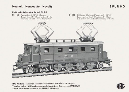 HAG Katalog 1966-1967