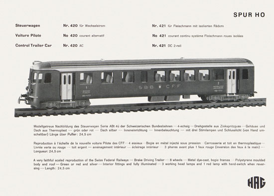 HAG Katalog 1966-1967