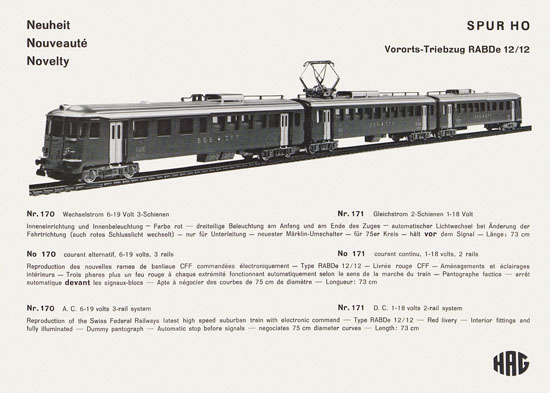 HAG Katalog 1966-1967