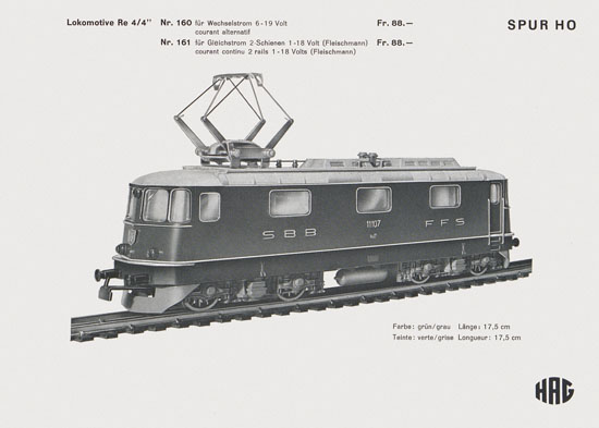 HAG Katalog 1970-1971