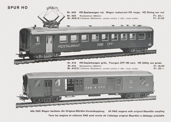 HAG Katalog 1970-1971