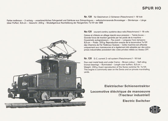 HAG Katalog 1974