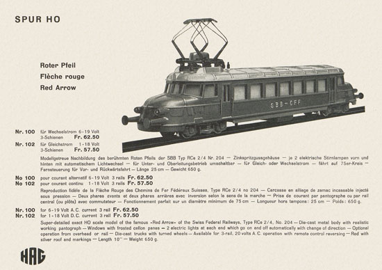 Seite 4 HAG Katalog 1962-1963