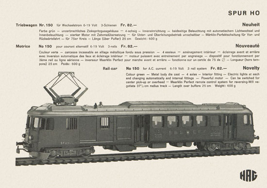 HAG Katalog 1962-1963