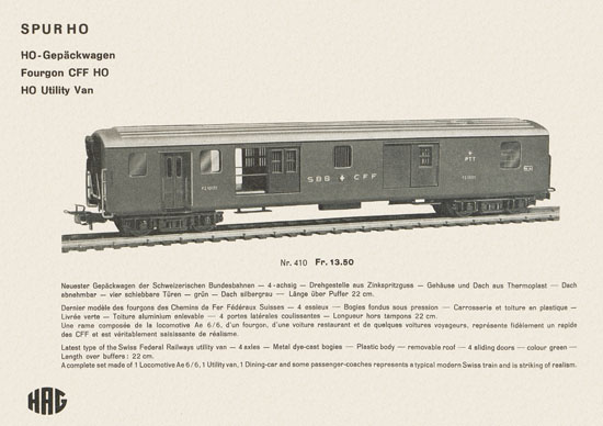 HAG Katalog 1962-1963