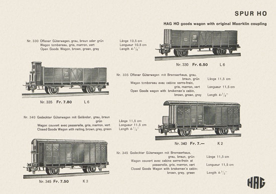 Seite 13 HAG Katalog 1962-1963