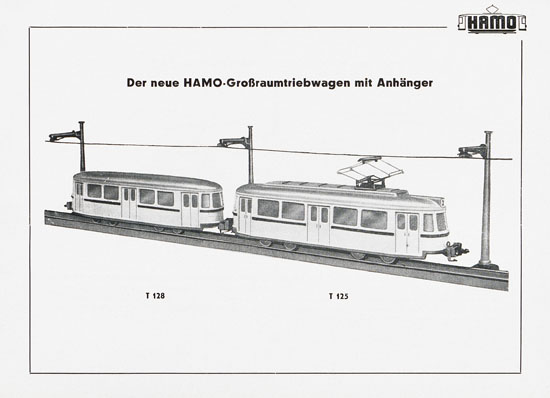 Hamo Katalog Strassenbahn 1956