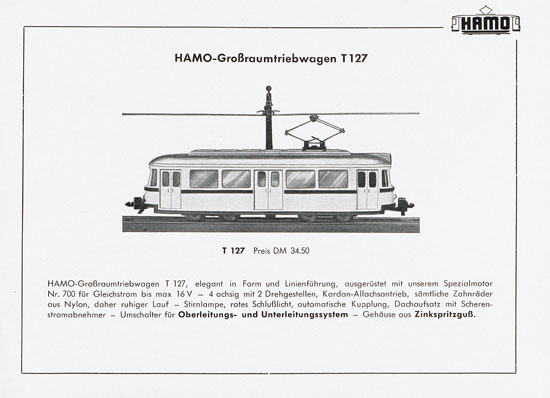 Seite 7 Hamo Katalog Strassenbahn 1957
