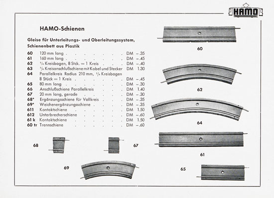 Seite 11 Hamo Katalog Strassenbahn 1957